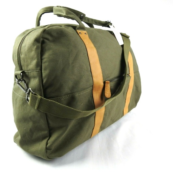 Magnolia Canvas & Leather Weekender Bag - Picture 2 of 8